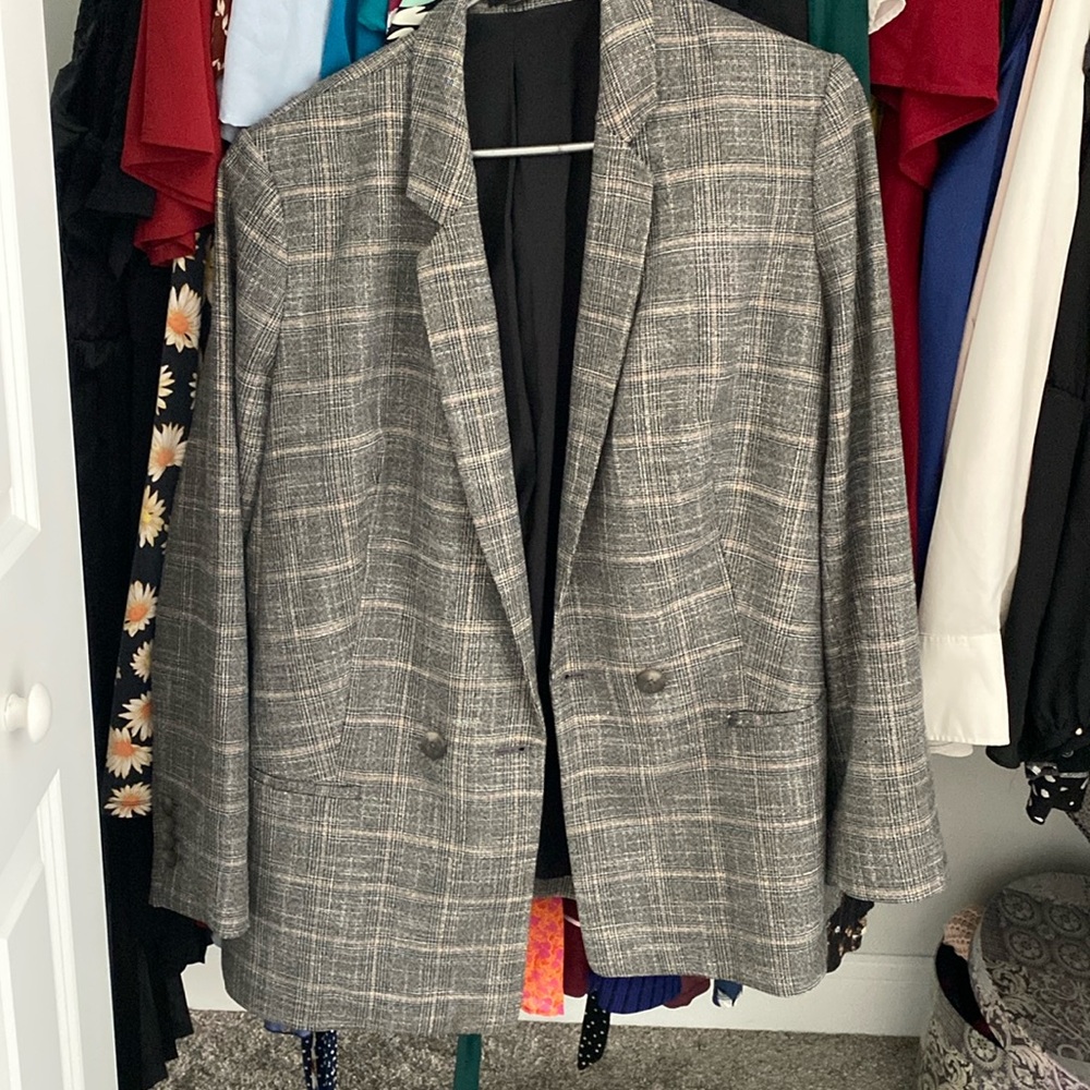Express plaid blazer